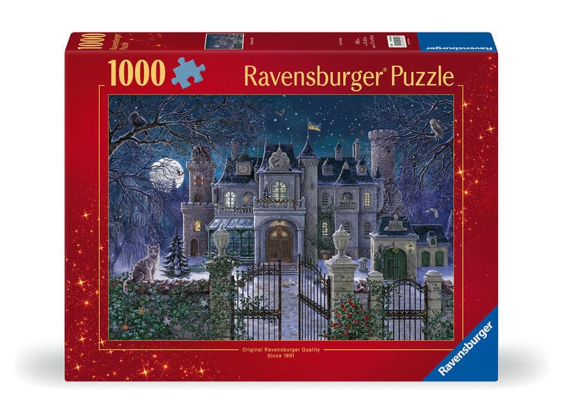 Erwachsenenpuzzle 1000 Teile - Die Weihnachtsvilla