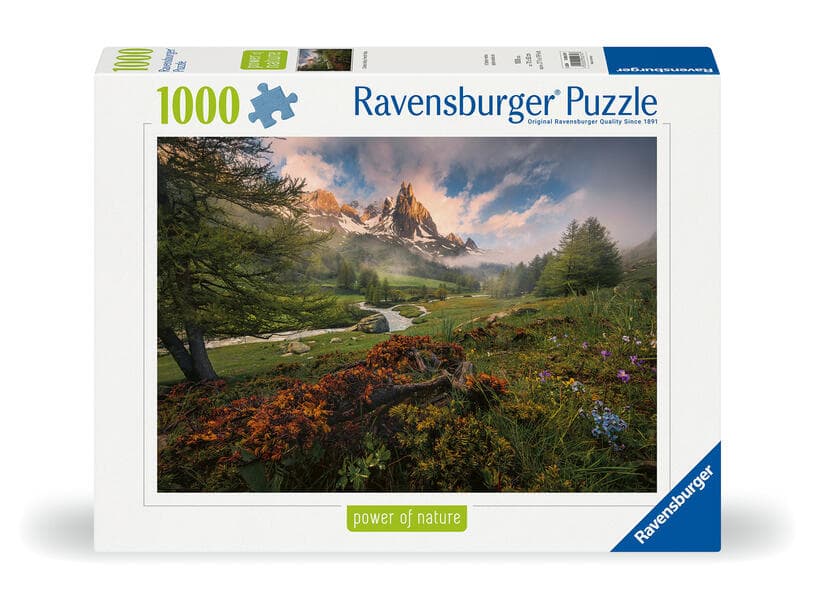 Erwachsenenpuzzle 1000 Teile - Malerische Stimmung im Vallée de la Clarée, Französische Alpen