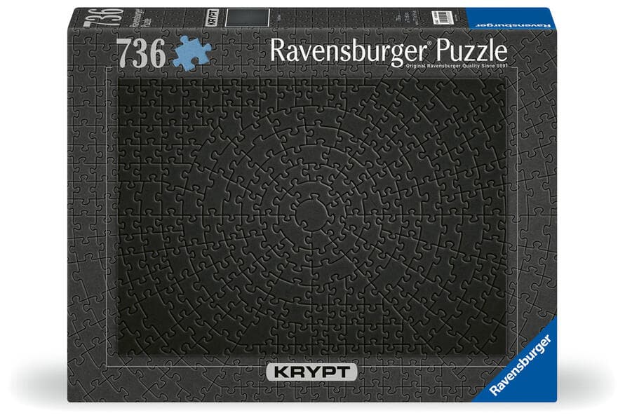 Erwachsenenpuzzle 736 Teile - Krypt Black