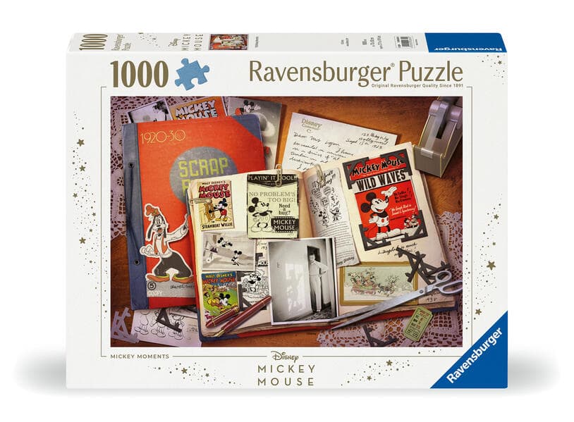Erwachsenenpuzzle 1000 Teile - Disney Micky Maus - 1930 Mickey Moments