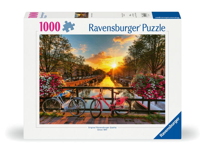 Erwachsenenpuzzle 1000 Teile - Fahrräder in Amsterdam - Bestseller