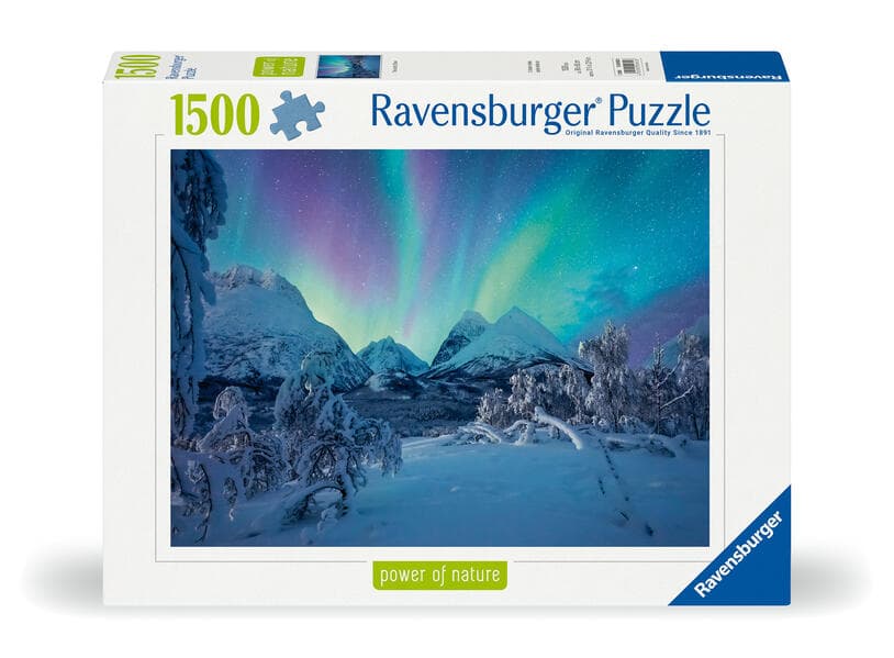 Erwachsenenpuzzle 1500 Teile - Wenn die Nordlichter tanzen