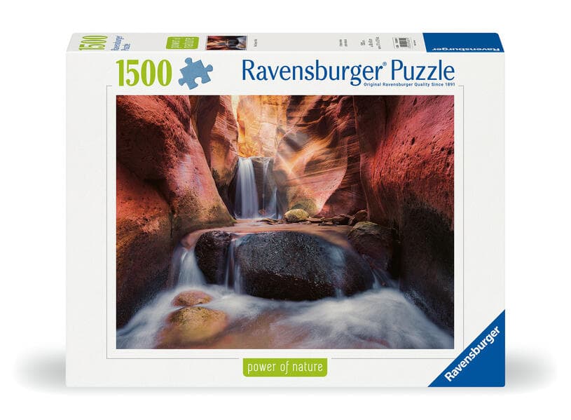 Erwachsenenpuzzle 1500 Teile - Der Wasserfall im Red Canyon