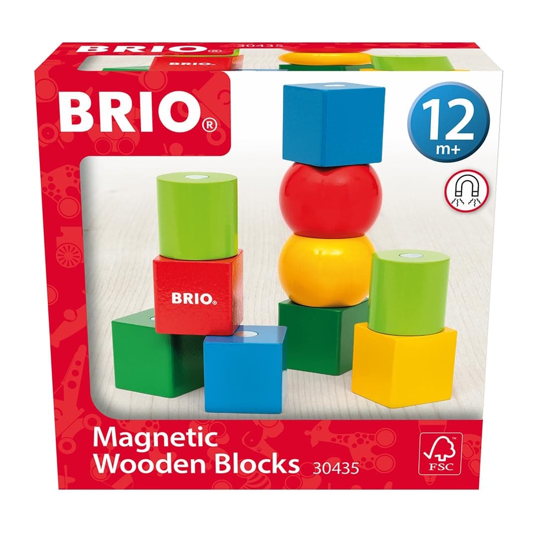 BRIO Infant/ Toddler - Magnetische Holzbausteine
