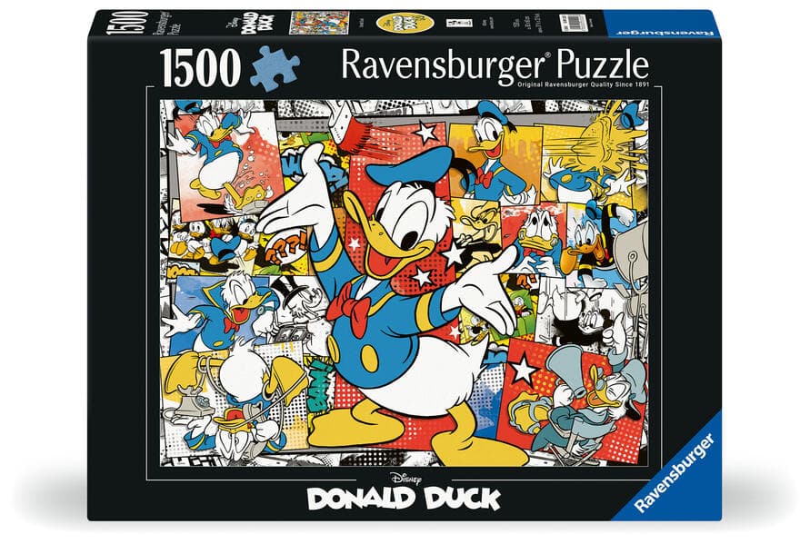 Erwachsenenpuzzle 1500 Teile - Disney Classics - Donald Duck