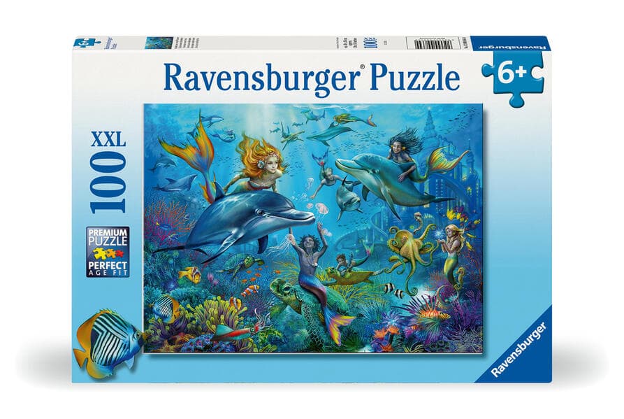 Kinderpuzzle 100 XXL Teile - Abenteuer unter Wasser