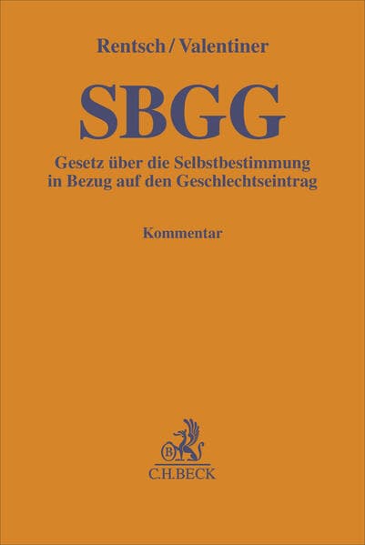 Gesetz über die Selbstbestimmung in Bezug auf den Geschlechtseintrag (SBGG)