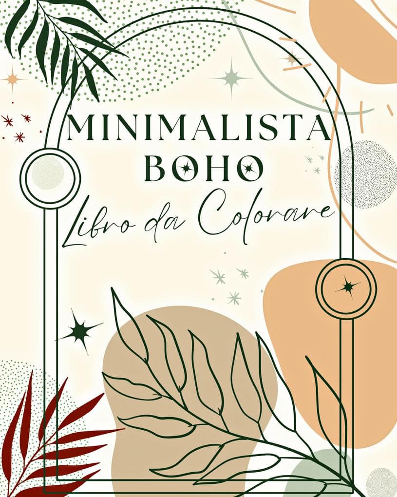 Minimalista Boho Libro da Colorare