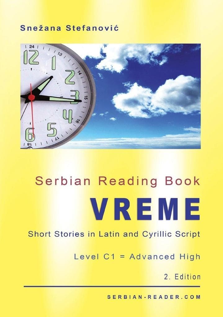 Serbian Reading Book "Vreme"