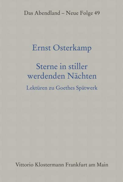 Sterne in stiller werdenden Nächten