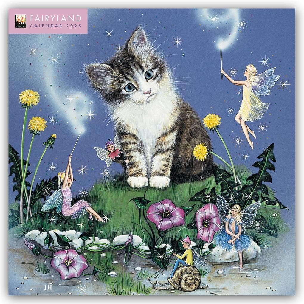 Fairyland by Jean & Ron Henry Wall Calendar 2025 (Art Calendar)