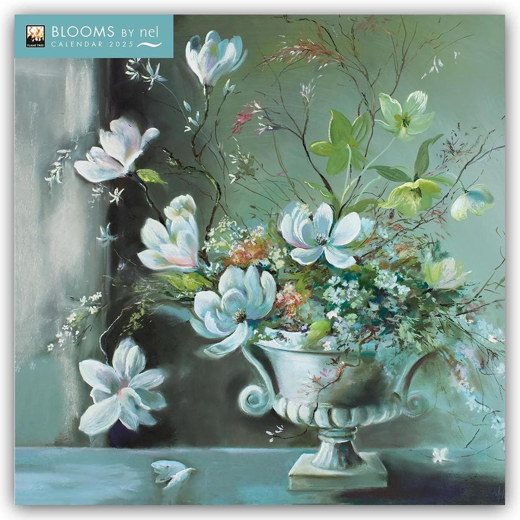 Blooms by Nel Whatmore Wall Calendar 2025 (Art Calendar)