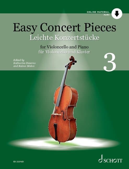 Leichte Konzertstücke Band 3. Violoncello und Klavier