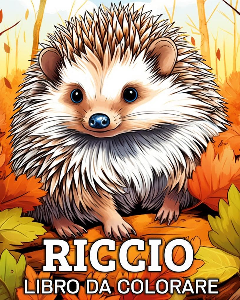 Riccio Libro da Colorare