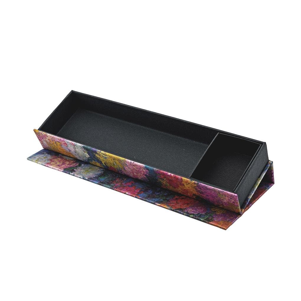 Monet's Chrysanthemums Pencil Case (Wrap Closure)