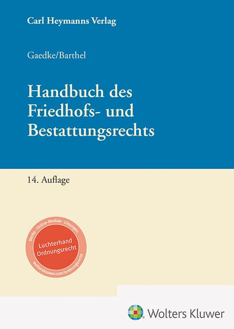 Handbuch Friedhofs- und Bestattungsrecht