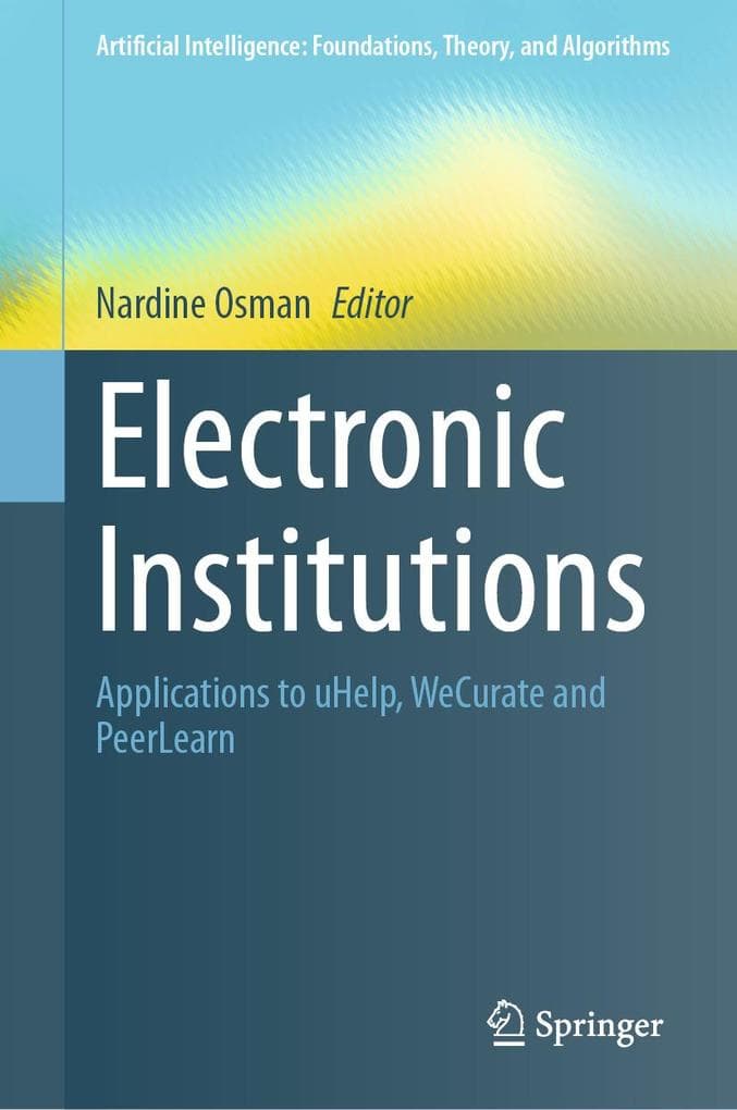 Electronic Institutions