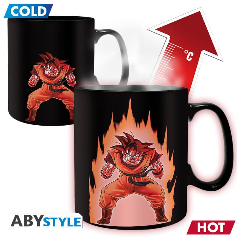 DB Goku Magic Mug Heat Change, 460 ml Goku-cardboard box