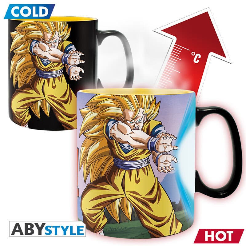 DRAGON BALL - Mug Heat Change - 460 ml -DBZ/Kamehameha-cardboard