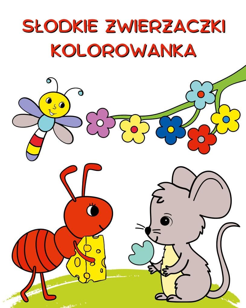 Sodkie Zwierzaczki Kolorowanka