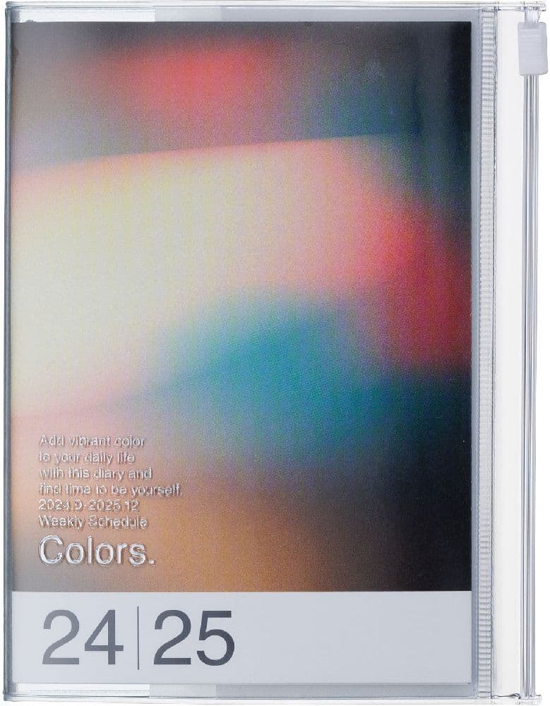 MARK'S 2024/2025 Taschenkalender A6 vertikal, Gradient // Black
