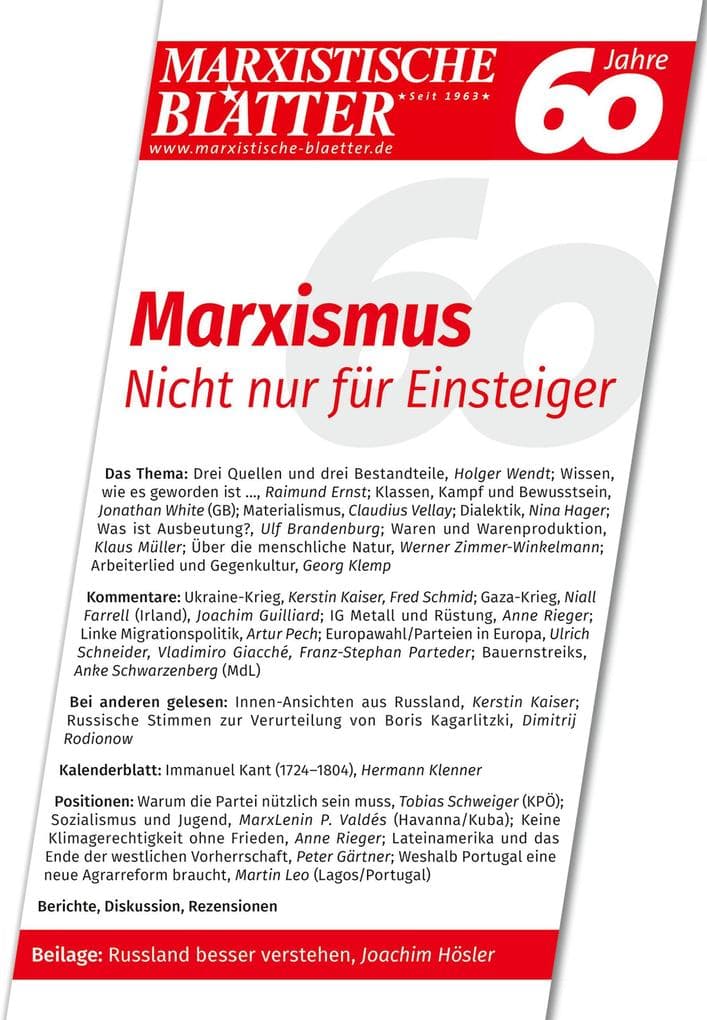 Marxismus - Nicht nur für Einsteiger