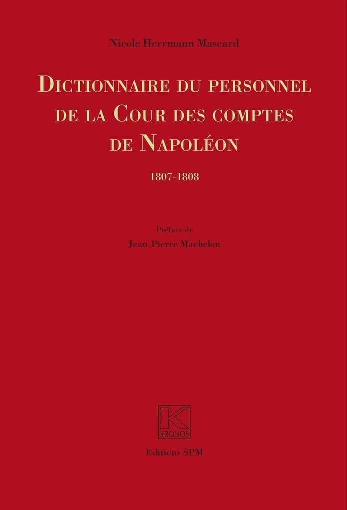 Dictionnaire du personnel de la Cour des Comptes de Napoléon