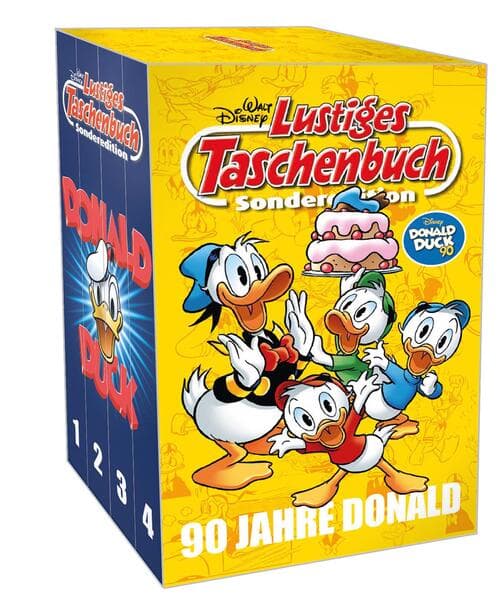 Lustiges Taschenbuch 90 Jahre Donald (4 Bände im Schuber)