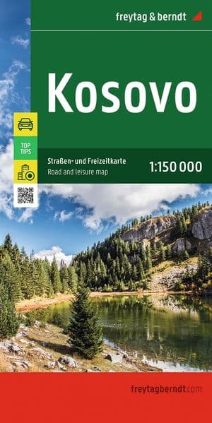 freytag & berndt Straßenkarte Kosovo 1:150.000
