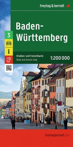 freytag & berndt Straßenkarte Baden-Württemberg 1:200.000