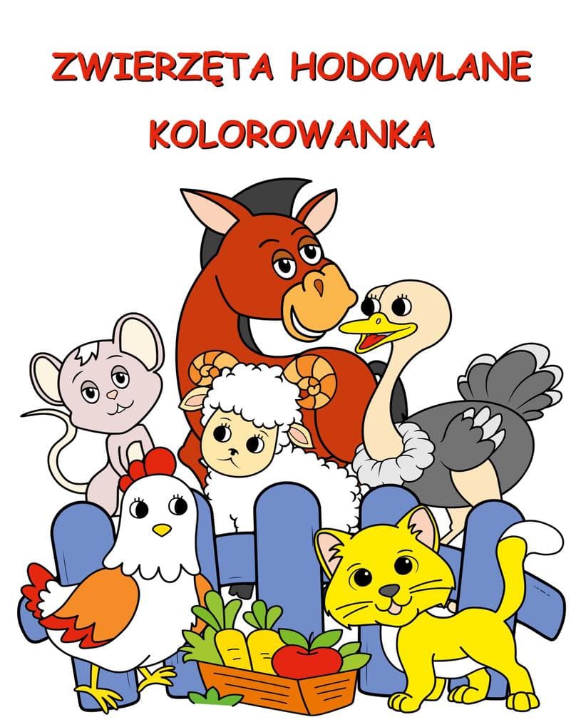 Zwierzta Hodowlane Kolorowanka