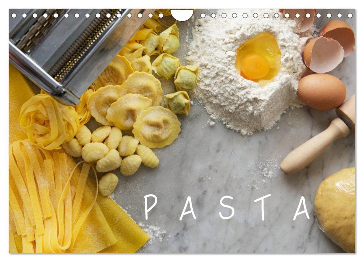 PASTA (Wall Calendar 2025 DIN A4 landscape), CALVENDO 12 Month Wall Calendar