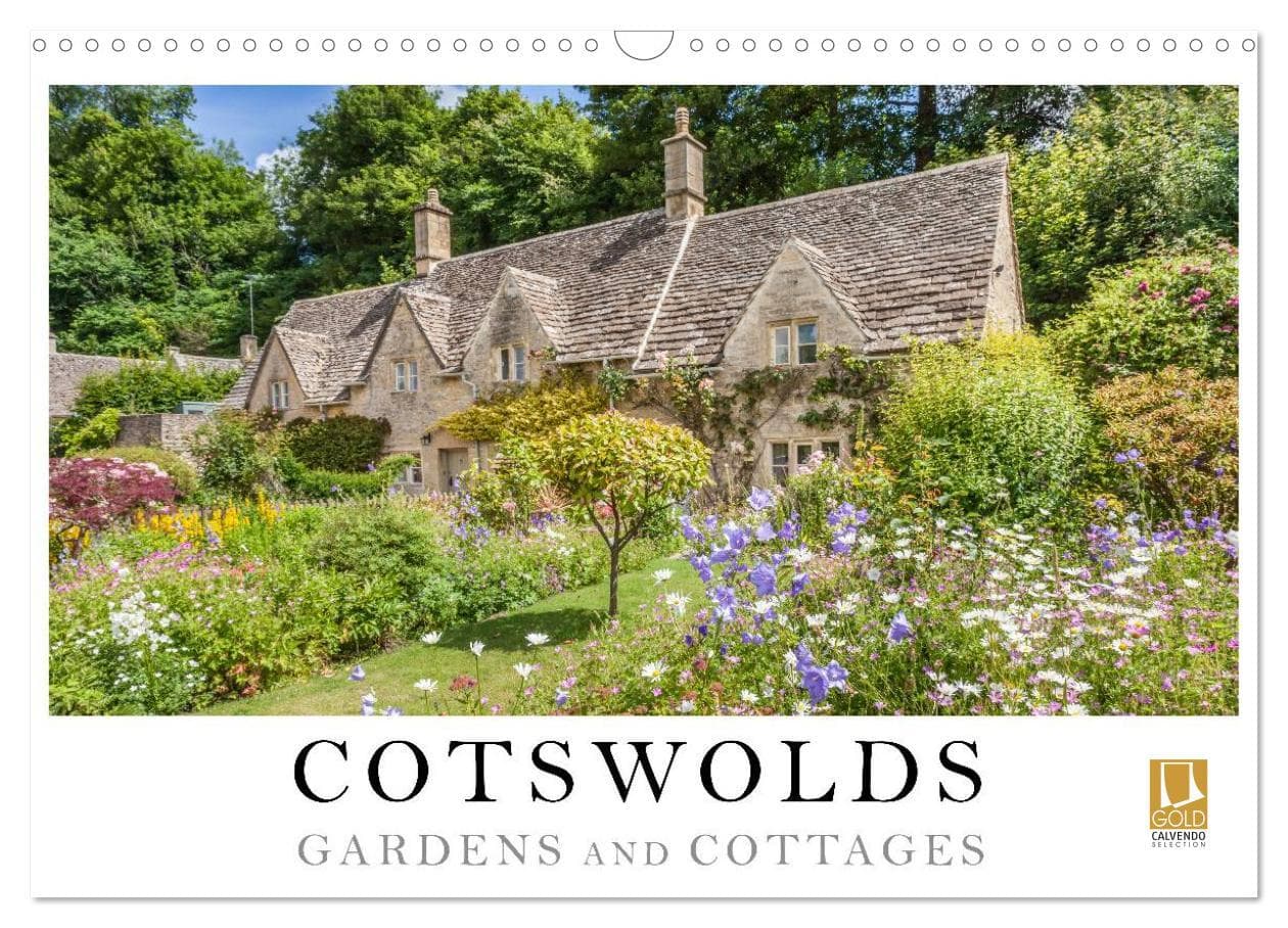 Cotswolds Gardens and Cottages (Wall Calendar 2025 DIN A3 landscape), CALVENDO 12 Month Wall Calendar