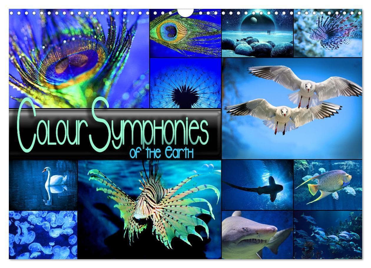 Colour Symphonies of the Earth (Wall Calendar 2025 DIN A3 landscape), CALVENDO 12 Month Wall Calendar