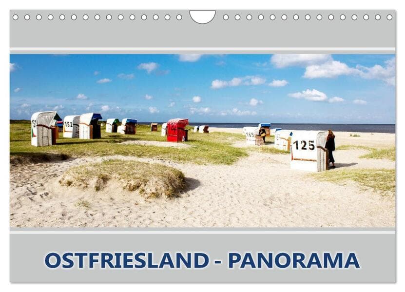 Ostfriesland Panorama (Wandkalender 2025 DIN A4 quer), CALVENDO Monatskalender