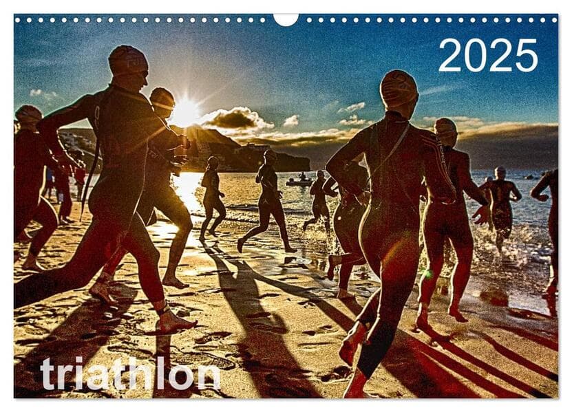 TRIATHLON 2025 (Wandkalender 2025 DIN A3 quer), CALVENDO Monatskalender