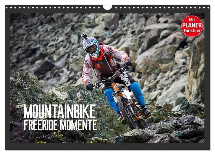 Mountainbike Freeride Momente (Wandkalender 2025 DIN A3 quer), CALVENDO Monatskalender