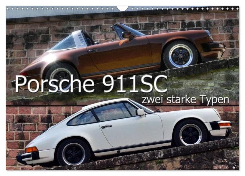 Porsche 911SC - zwei starke Typen (Wandkalender 2025 DIN A3 quer), CALVENDO Monatskalender