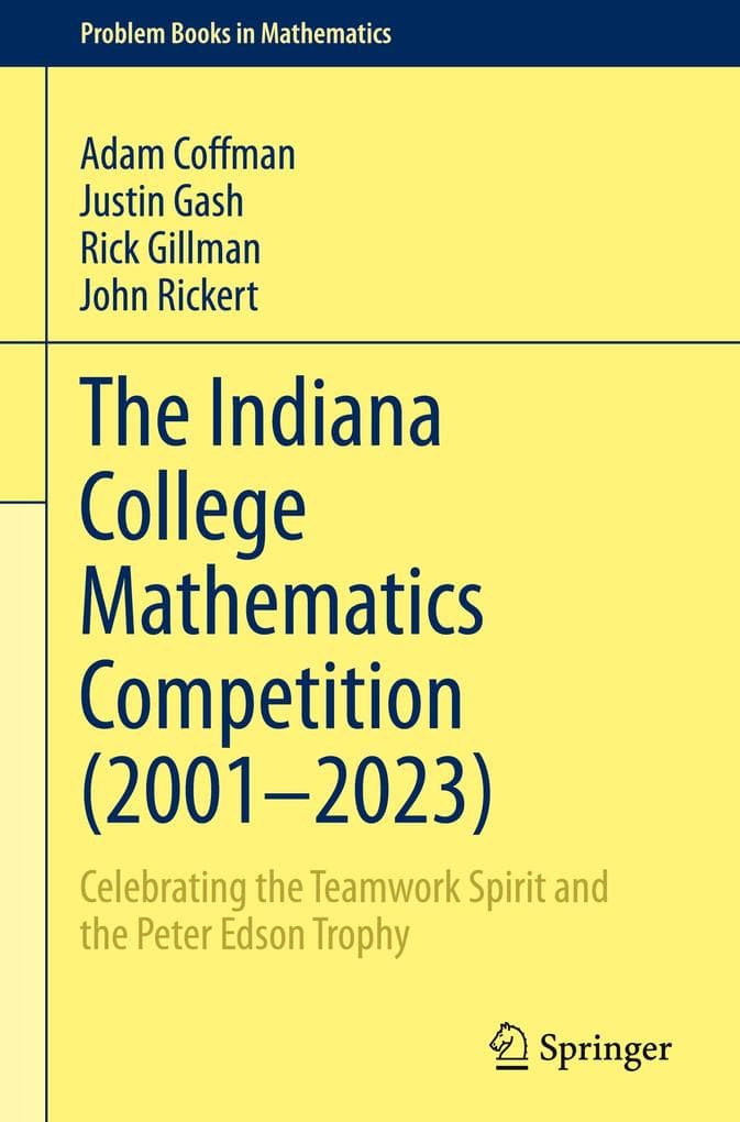 The Indiana College Mathematics Competition (2001-2023)