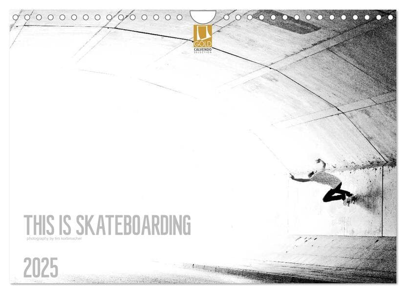 THIS IS SKATEBOARDING 2025 (Wandkalender 2025 DIN A4 quer), CALVENDO Monatskalender