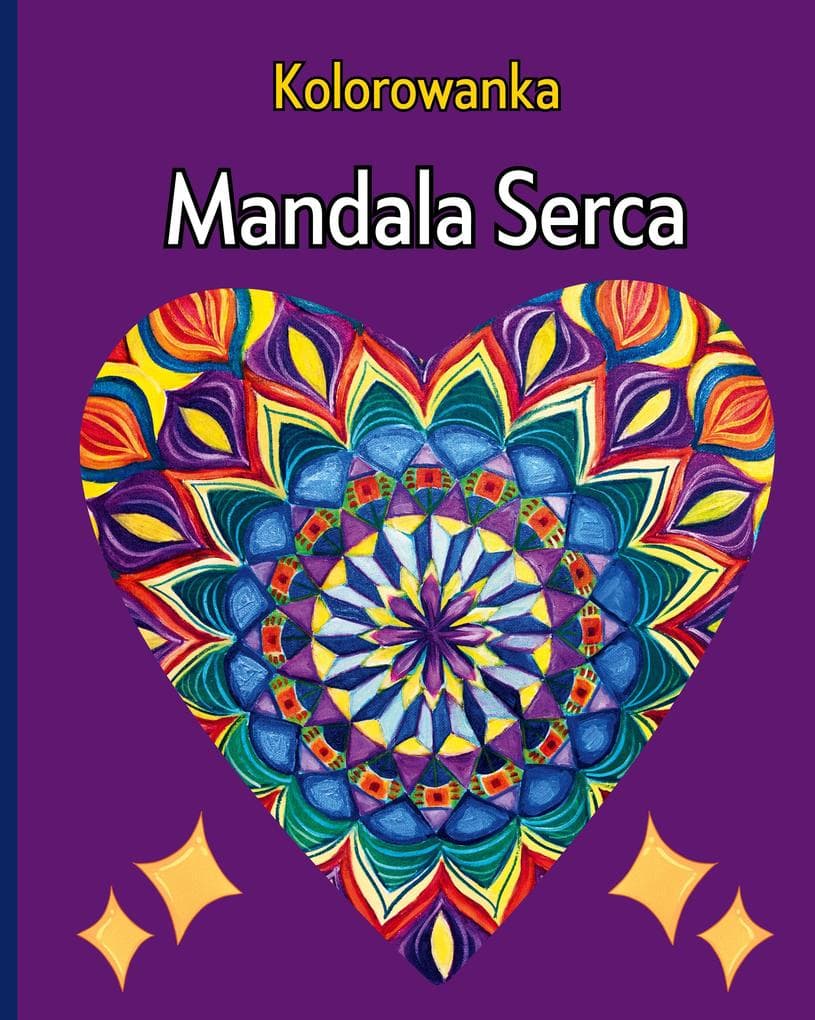 Mandala Serca - Kolorowanka
