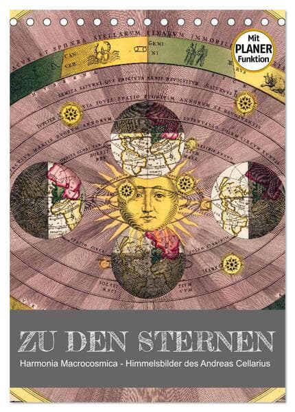 Zu den Sternen - mit Planerfunktion (Tischkalender 2025 DIN A5 hoch), CALVENDO Monatskalender