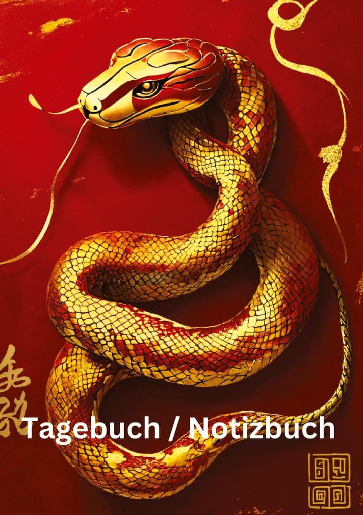 Tagebuch / Notizbuch Chinesische Tierkreis Schlange
