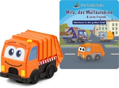 Tonies - Sing Kinderlieder - Milo, das Müllauto-Kind & seine Freunde - Abenteuer in der großen Stadt