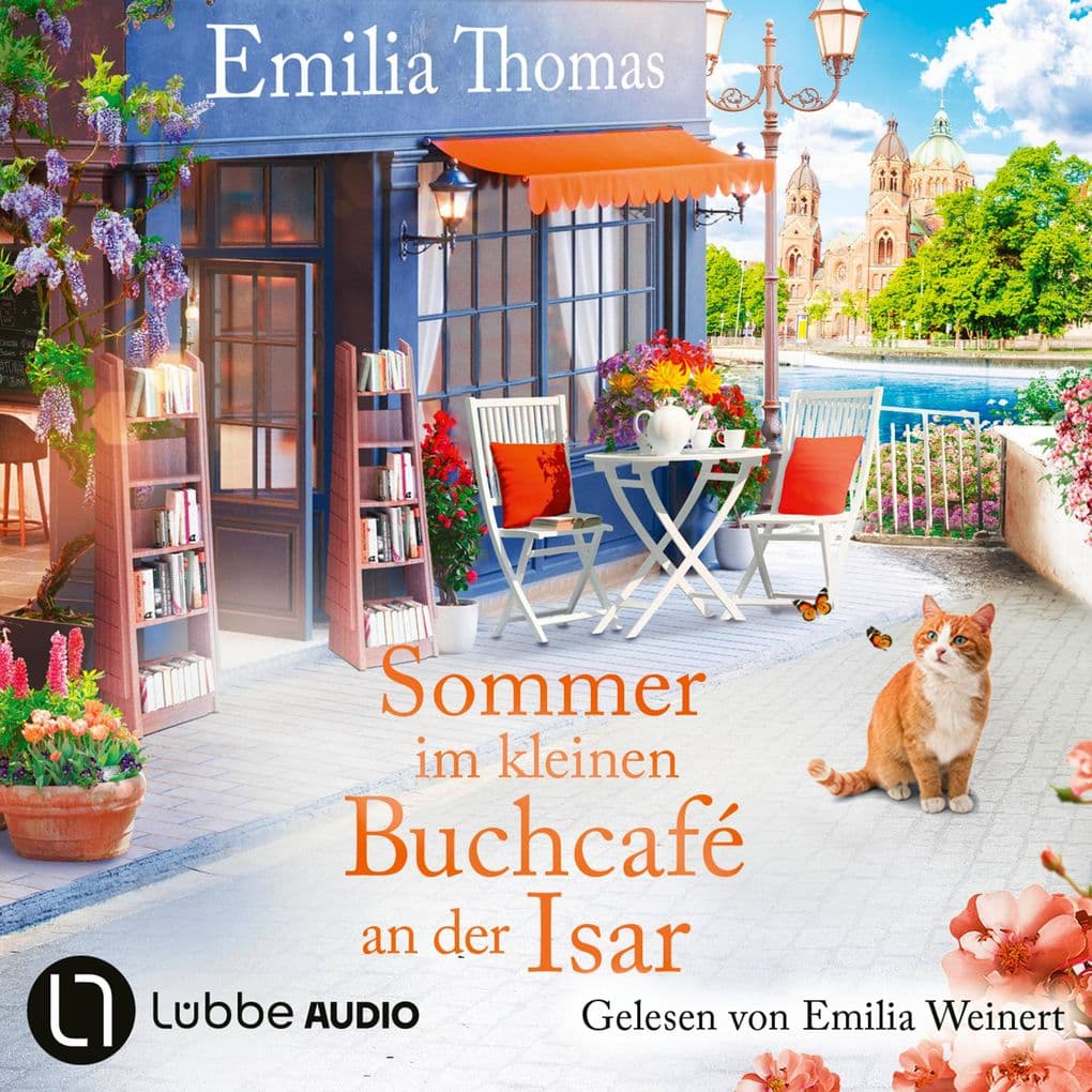 Sommer im kleinen Buchcafé an der Isar
