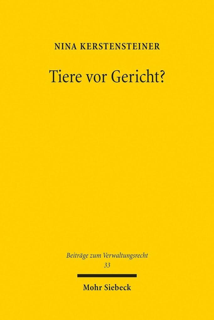 Tiere vor Gericht?
