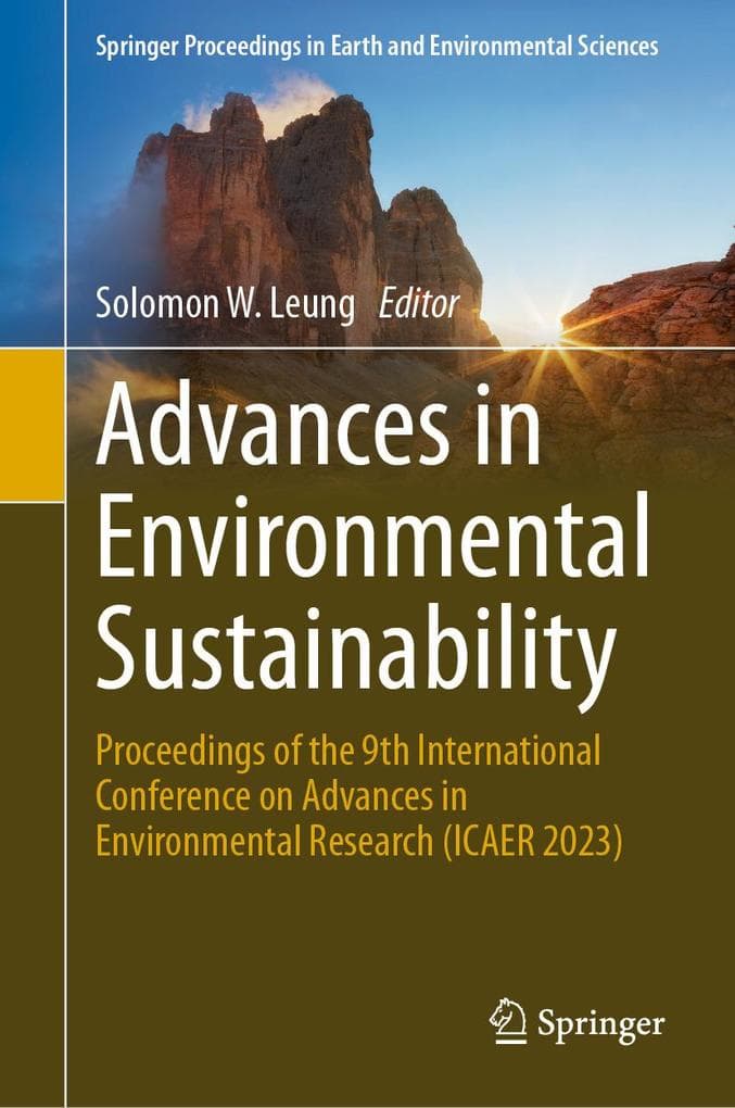 Advances in Environmental Sustainability