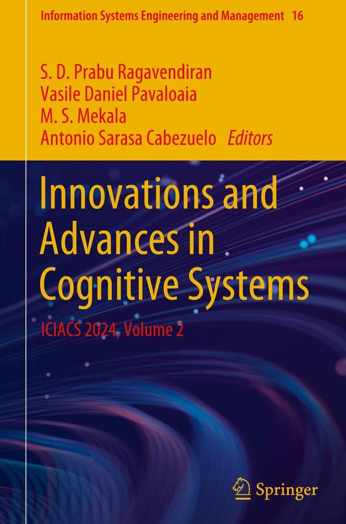 Innovations and Advances in Cognitive Systems