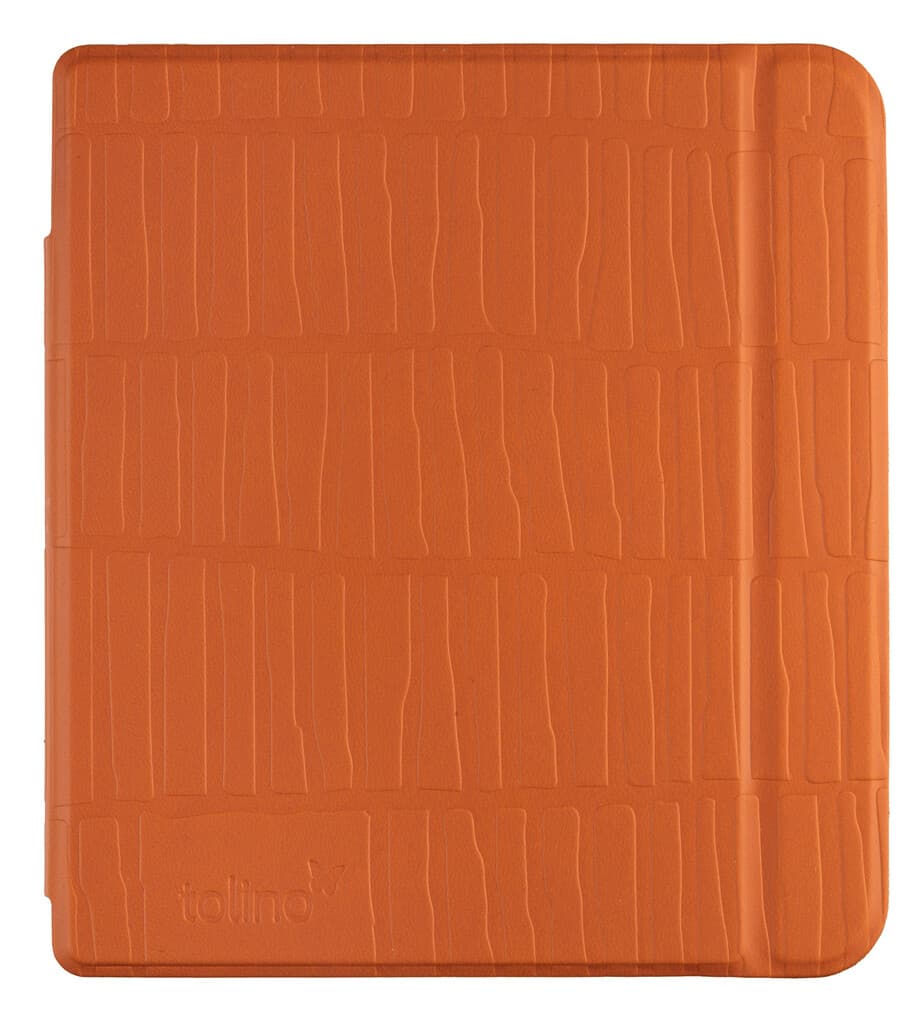 tolino vision color - Tasche Slim - Orange Vertical Lines