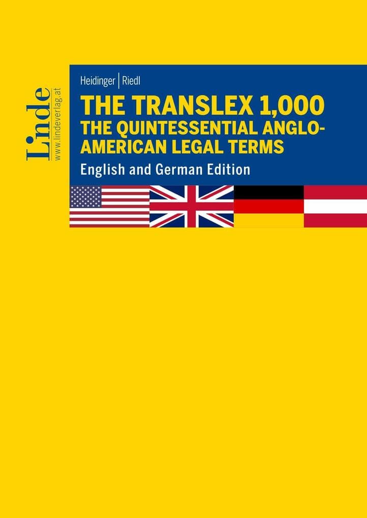 The Translex 1,000 - The Quintessential Anglo-American Legal Terms